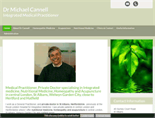 Tablet Screenshot of drmichaelcannell.co.uk